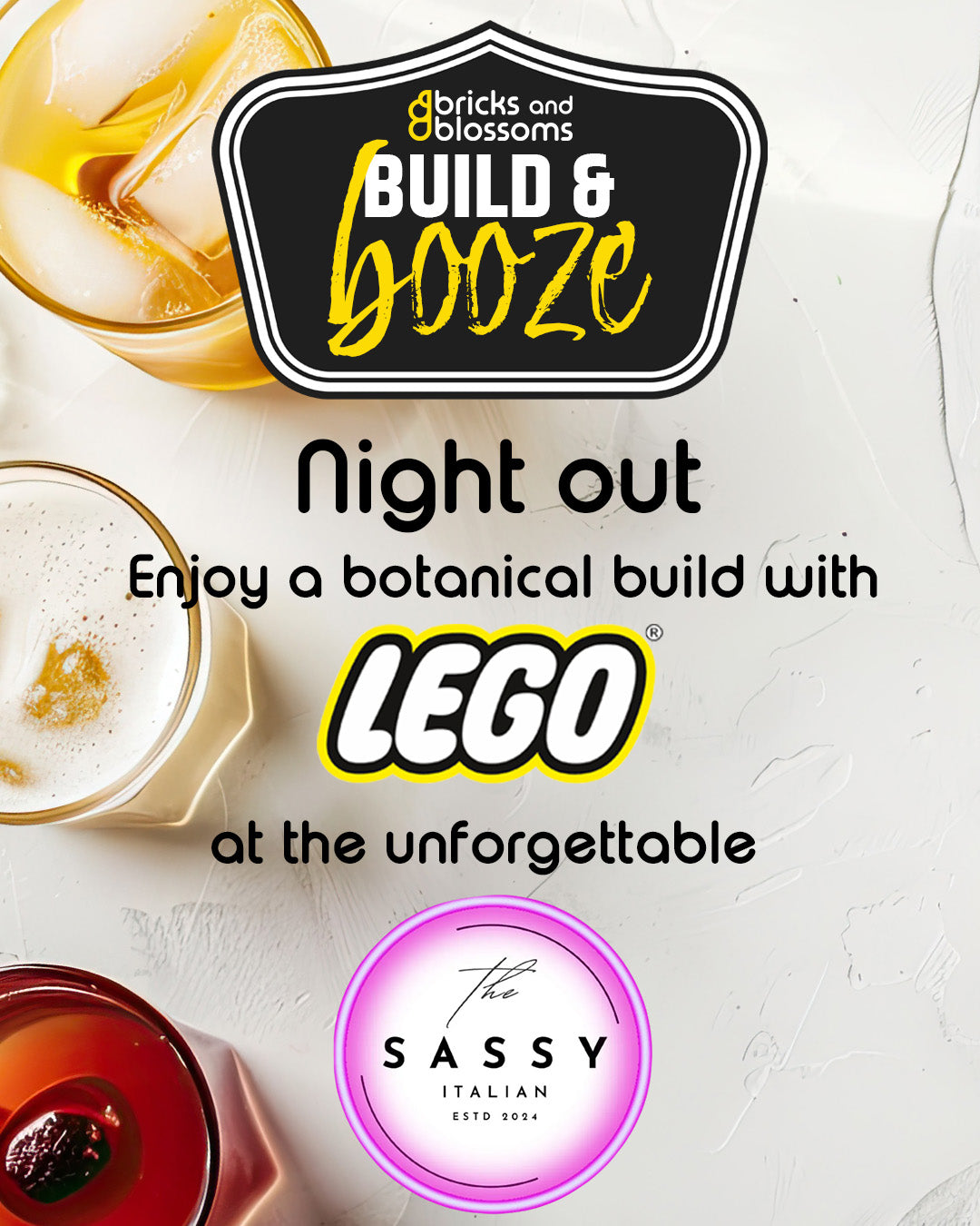 Build & Booze 1st Oct