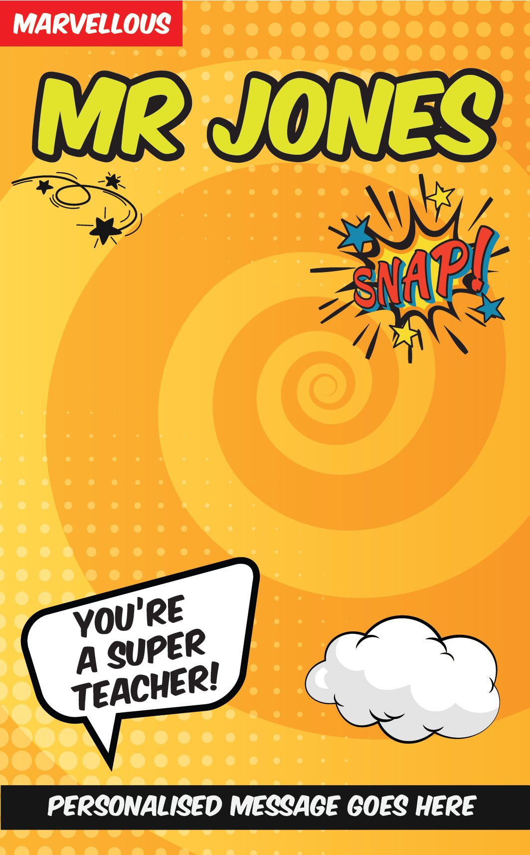 The Comic Hero Frame