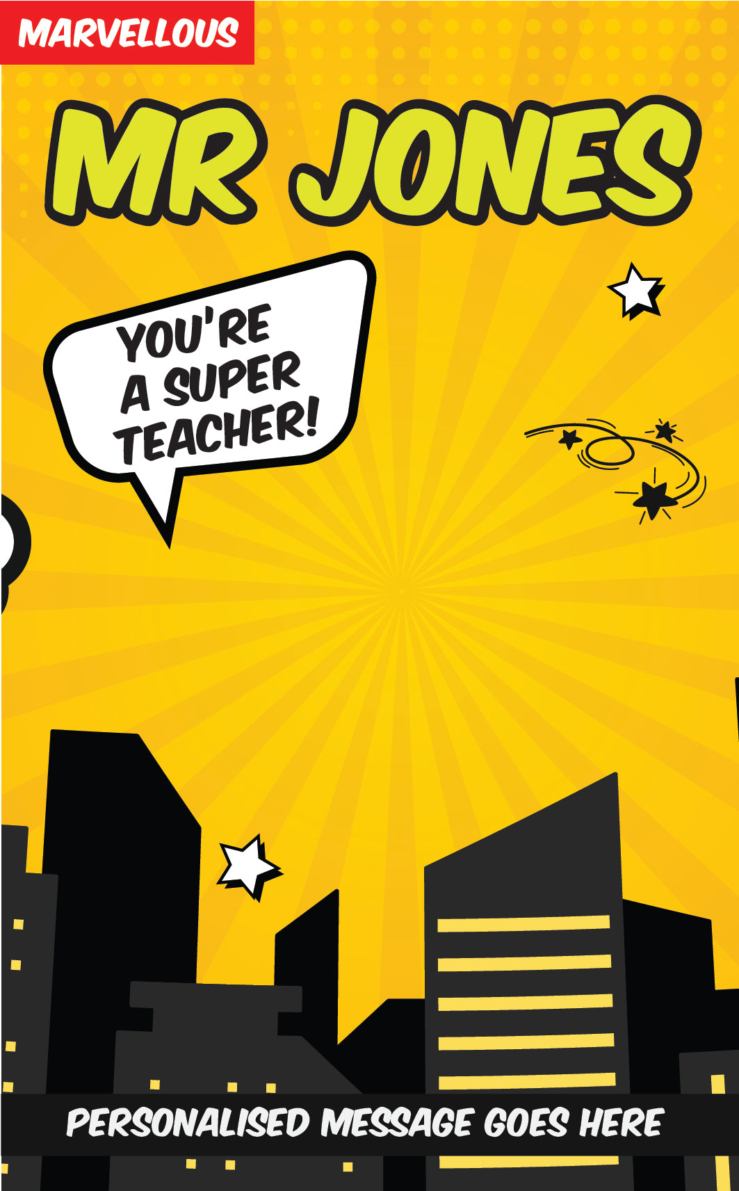 The Comic Hero Frame
