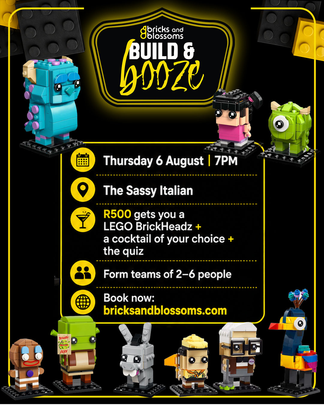 Build and Booze Quiz Night